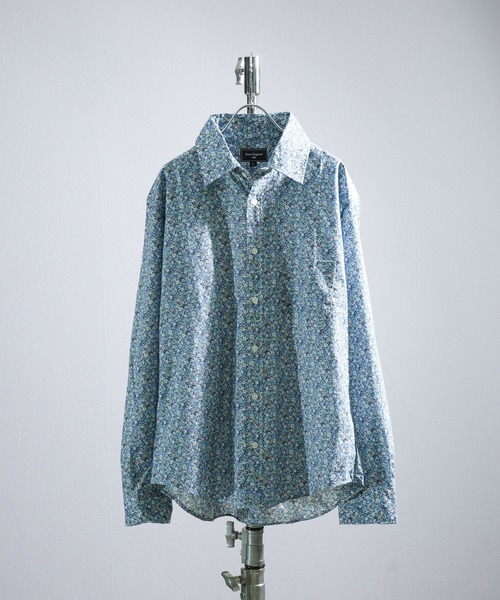 ZIP FIVE（ジップファイブ）の「英国老舗ブランド 花柄シャツ 日本縫製  Peter England（シャツ/ブラウス・メンズ・ブルー系/ブラック系/イエロー系/ベージュ系/ネイビー系1/ホワイト系4/ホワイト系1/ホワイト系2/ホワイト系/ネイビー系/グレー系/ホワイト系3/ネイビー系2/ホワイト系5・MEDIUM/LARGE）」の13枚目の写真