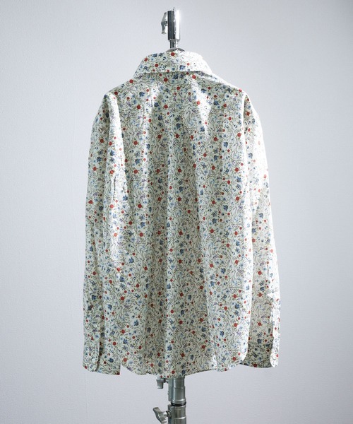 ZIP FIVE（ジップファイブ）の「英国老舗ブランド 花柄シャツ 日本縫製  Peter England（シャツ/ブラウス・メンズ・ブルー系/ブラック系/イエロー系/ベージュ系/ネイビー系1/ホワイト系4/ホワイト系1/ホワイト系2/ホワイト系/ネイビー系/グレー系/ホワイト系3/ネイビー系2/ホワイト系5・MEDIUM/LARGE）」の15枚目の写真