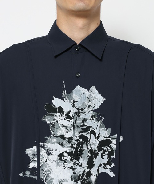 HARE（ハレ）の「スミフラワーコードシャツ(HARE)（シャツ/ブラウス・メンズ・オフホワイト/ブラック/ネイビー・FREE）」の20枚目の写真