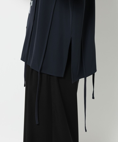 HARE（ハレ）の「スミフラワーコードシャツ(HARE)（シャツ/ブラウス・メンズ・オフホワイト/ブラック/ネイビー・FREE）」の22枚目の写真