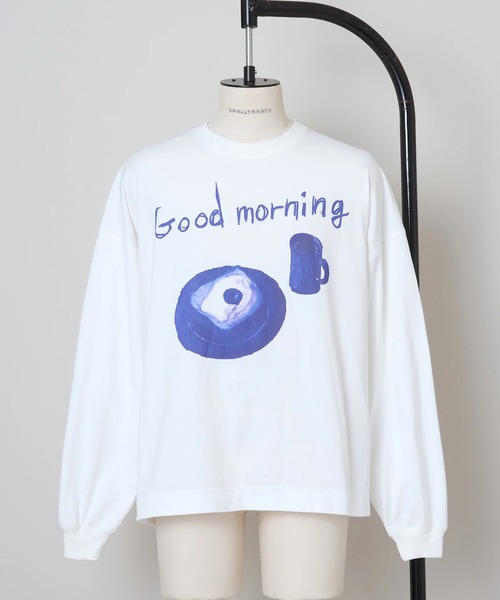 SHINYAKOZUKA（シンヤコヅカ）の「【SHINYAKOZUKA/シンヤコズカ】MORNING SPECIAL（Tシャツ/カットソー・メンズ・ブラック/ホワイト・M/L）」の2枚目の写真