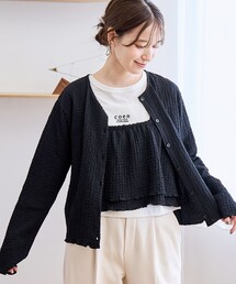 coen(コーエン)の【セットアイテム】ポコポコキャミカーディガン マルチWAYセット(アンサンブル)