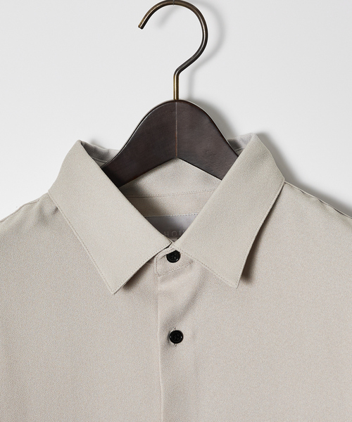 ABAHOUSE GRAY（アバハウスグレイ）の「アムンゼン レギュラーカラー 長袖シャツ（シャツ/ブラウス・メンズ・モカ/ブラック/グレイッシュベージュ/ボルドー・46/50/48）」の18枚目の写真