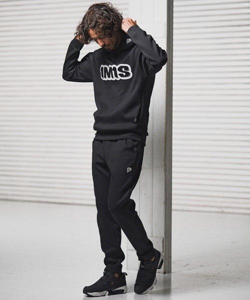 1minute 1second(ワンミニットワンセカンド)の「mpa3958-cardboard hoodie with 1M1S chenille embroidered patch パーカー(1M25F230)(パーカー・メンズ・ネイビー/トップグレー/ブラック・XL/L/M/S)」の16枚目の写真