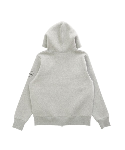 Manhattan Portage（マンハッタンポーテージ）の「Double Knit Hoodie(Women’s)（パーカー・レディース・ヘザーグレー/ブラック・FREE）」の3枚目の写真