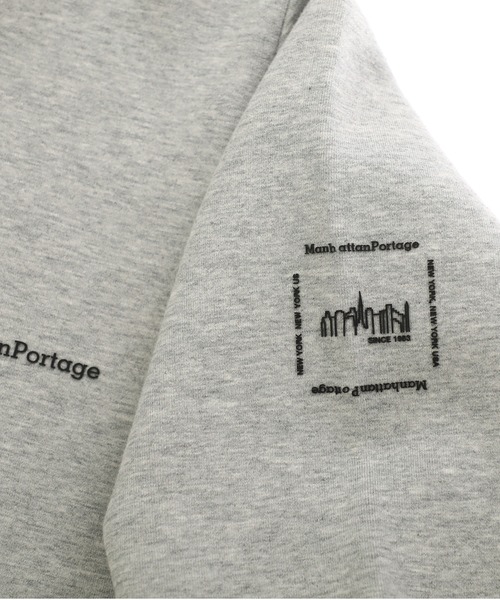 Manhattan Portage（マンハッタンポーテージ）の「Double Knit Hoodie(Women’s)（パーカー・レディース・ヘザーグレー/ブラック・FREE）」の9枚目の写真