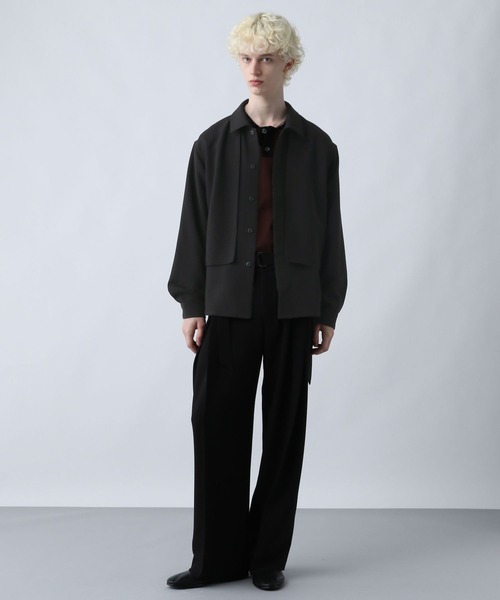 HARE（ハレ）の「【SET UP対応】ダブルウィーブフラシコードシャツ(HARE)（シャツ/ブラウス・メンズ・ブルー/グレー/ブラック・FREE）」の16枚目の写真