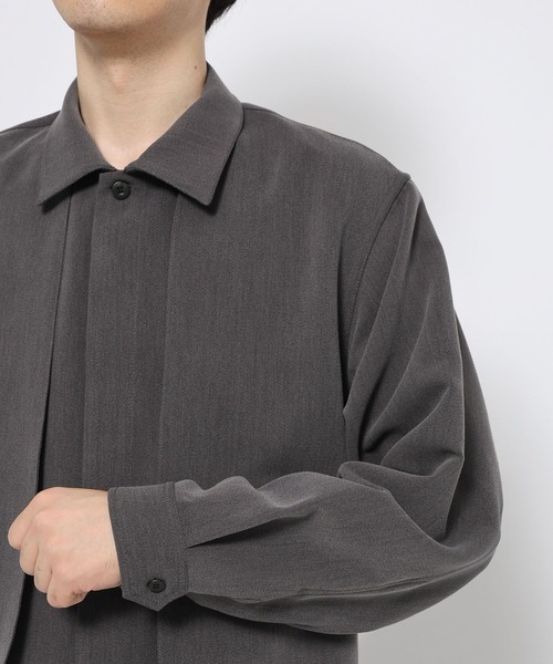 HARE（ハレ）の「【SET UP対応】ダブルウィーブフラシコードシャツ(HARE)（シャツ/ブラウス・メンズ・ブルー/グレー/ブラック・FREE）」の12枚目の写真