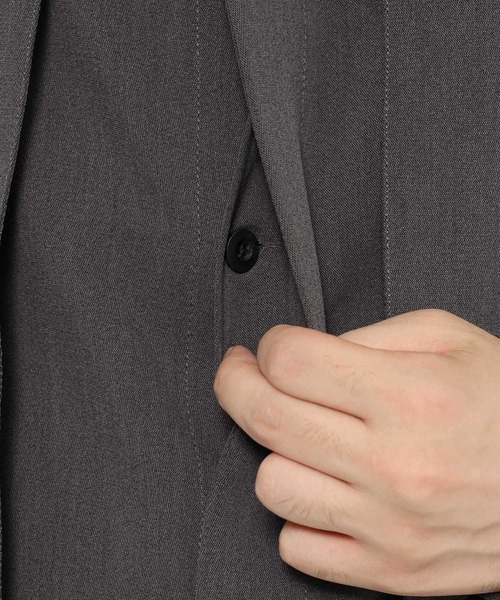 HARE（ハレ）の「【SET UP対応】ダブルウィーブフラシコードシャツ(HARE)（シャツ/ブラウス・メンズ・ブルー/グレー/ブラック・FREE）」の4枚目の写真