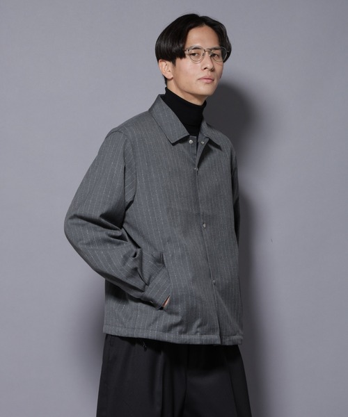 セール】DELEGANTE エアリーサキソニーコーチジャケット（ブルゾン