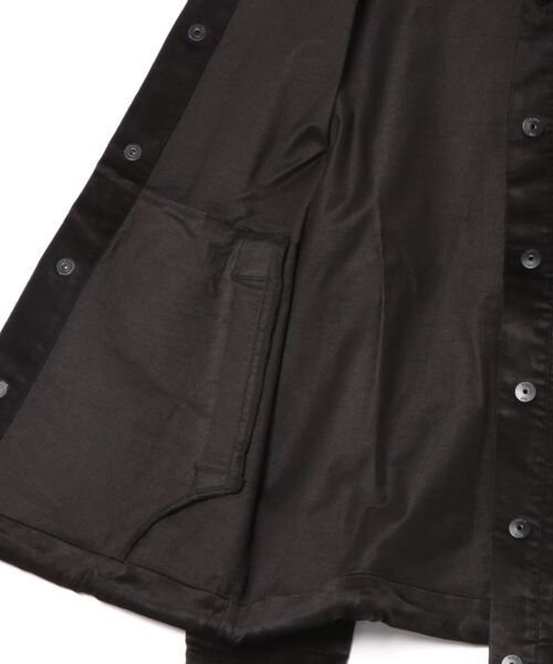 G-STAR（ジースター）の「CORD COACH SWEATER JACKET/コーデュロイコーチジャケット（ブルゾン・メンズ・ダークブラック・X-LARGE/X-SMALL/LARGE/MEDIUM/SMALL）」の5枚目の写真