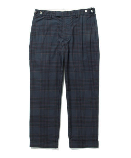 BEAMS PLUS（ビームスプラス）の「◇BEAMS PLUS / ダークプラッズ クロップドパンツ（スラックス・メンズ・グレー/ネイビー・X-SMALL/MEDIUM/SMALL/LARGE/X-LARGE）」の7枚目の写真