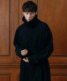 LURAKU | 【LURAKU】Wool soutien collar long Coat(ステンカラーコート)
