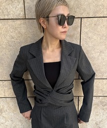 JENNE（ジェンヌ）の「ピンストライプジャケット（その他アウター）」