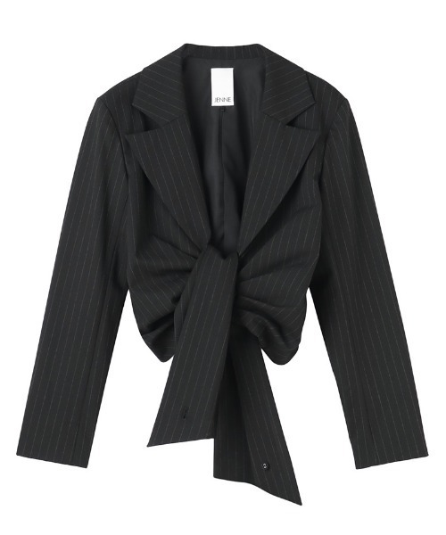 ★完売品★JENNEストレッチジャケット ブラック 児島ジーンズ 公式通販 ストレッチ ブラックデニム 2nd ジャケット