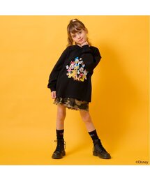 X-girl Stages | 【DISNEY】ミッキー&フレンズ/長袖Tシャツ(Tシャツ/カットソー)