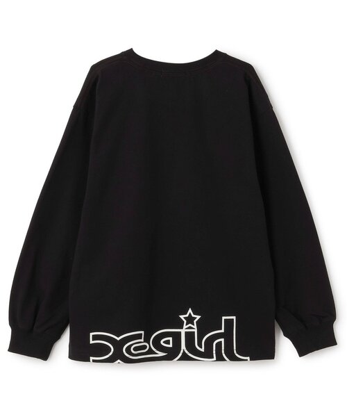 X-girl Stages（エックスガールステージス）の「【DISNEY】ミッキー&フレンズ/長袖Tシャツ（Tシャツ/カットソー・キッズ・ブラック/ホワイト・110cm/120cm/130cm/140cm/90cm/100cm）」の9枚目の写真