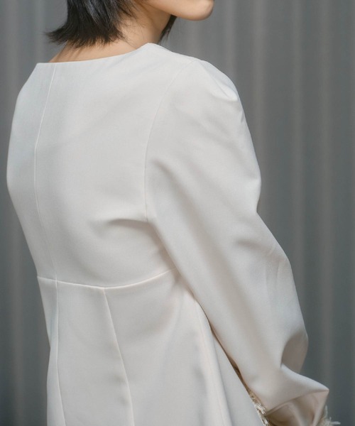 THINGS THAT MATTER（シングス ザット マター）の「PRE-SENT BUSTIER SHIRTS / プレゼント ビスチェ シャツ（シャツ/ブラウス・レディース・アイボリー・FREE）」の4枚目の写真