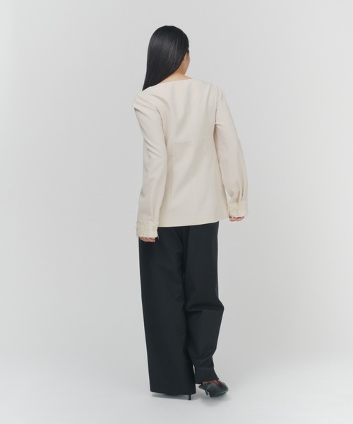 THINGS THAT MATTER(シングス ザット マター)の「PRE-SENT BUSTIER SHIRTS / プレゼント ビスチェ シャツ(シャツ/ブラウス・レディース・アイボリー・FREE)」の20枚目の写真