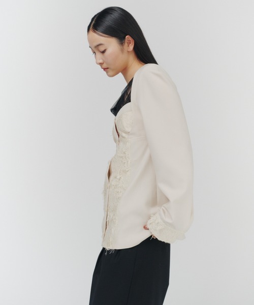 THINGS THAT MATTER(シングス ザット マター)の「PRE-SENT BUSTIER SHIRTS / プレゼント ビスチェ シャツ(シャツ/ブラウス・レディース・アイボリー・FREE)」の13枚目の写真