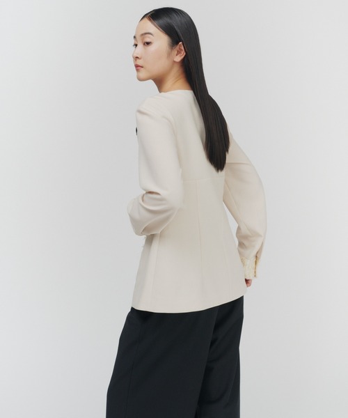 THINGS THAT MATTER(シングス ザット マター)の「PRE-SENT BUSTIER SHIRTS / プレゼント ビスチェ シャツ(シャツ/ブラウス・レディース・アイボリー・FREE)」の15枚目の写真