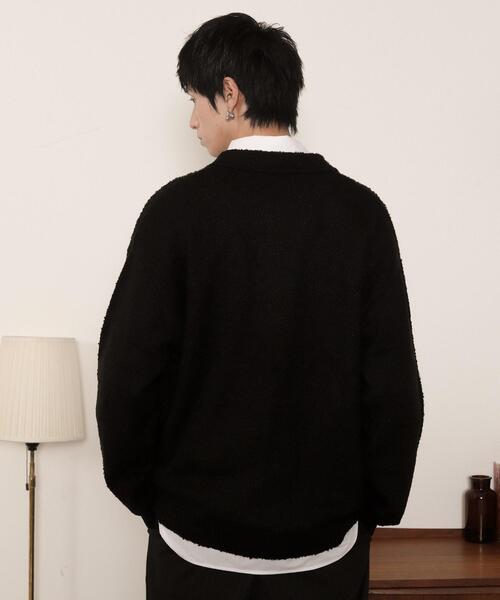 LUCY（ルーシー）の「LUCY/【25年秋冬新作】ブークレボタンカーディガン（カーディガン/ボレロ・メンズ・ライトグレー/ブラウン/ブラック・MEDIUM/LARGE）」の21枚目の写真