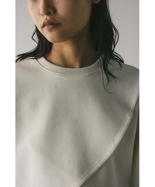 STYLEMIXER(スタイルミキサー)の「2WAYクロスダンボールトップ(Tシャツ/カットソー・レディース・ホワイト/ブラック/ベージュ・FREE)」の10枚目の写真