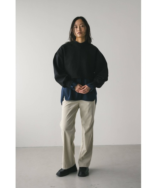 STYLEMIXER(スタイルミキサー)の「2WAYクロスダンボールトップ(Tシャツ/カットソー・レディース・ホワイト/ブラック/ベージュ・FREE)」の17枚目の写真