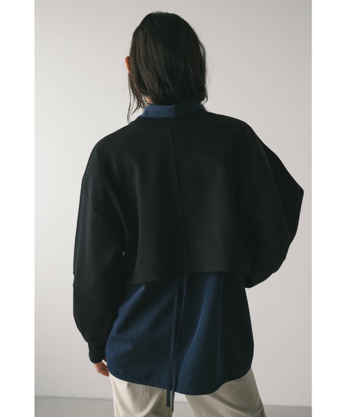 STYLEMIXER(スタイルミキサー)の「2WAYクロスダンボールトップ(Tシャツ/カットソー・レディース・ホワイト/ブラック/ベージュ・FREE)」の18枚目の写真
