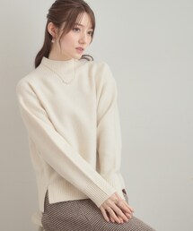 couture brooch | 【5色展開】やわらかヤクライクニット(ニット/セーター)