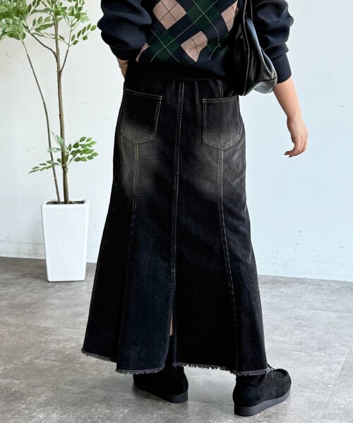【MARTHE＋FRANCOIS GIRBAUD】コーデュロイマーメイドスカート MARTHE＋FRANCOIS GIRBAUD】コーデュロイマーメイドスカート GIRBAUD
