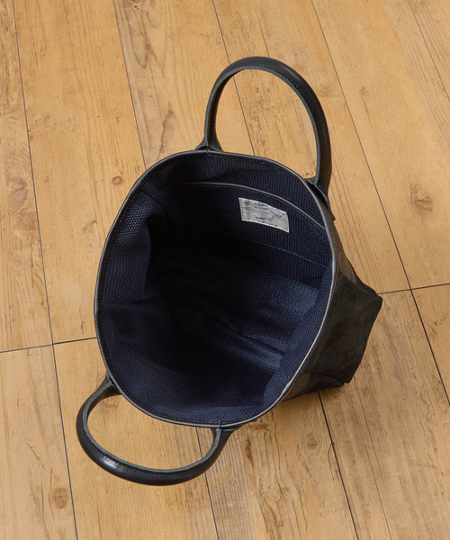 Butler Verner Sails(バトラーヴァーナーセイルス)の「Butler Verner Sails バトラーバーナーセイルズ / オイル加工レザートートバッグ 日本製 牛革 / JI-3016(トートバッグ・メンズ・ブラック/タン・FREE)」の15枚目の写真