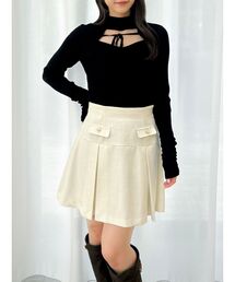 dazzlin | バックオープンリブニットトップス(ニット/セーター)