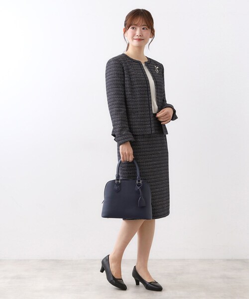 Reflect（リフレクト）の「【フォーマル／入卒／通勤にも使える】セレモニーバッグ（ハンドバッグ・レディース・ブラック/ナチュラル/ネイビー・00）」の9枚目の写真