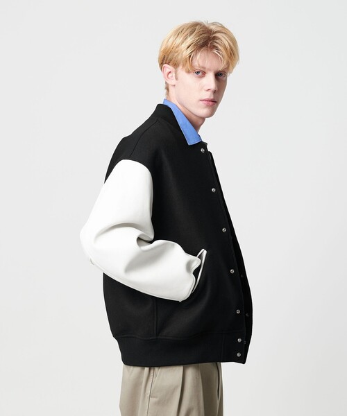 BEAUTY&YOUTH UNITED ARROWS（ビューティーアンドユースユナイテッドアローズ）の「HI-LINE エレガント バーシティ ジャケット（その他アウター・メンズ・ネイビー/ブラック・L/M/S）」の5枚目の写真