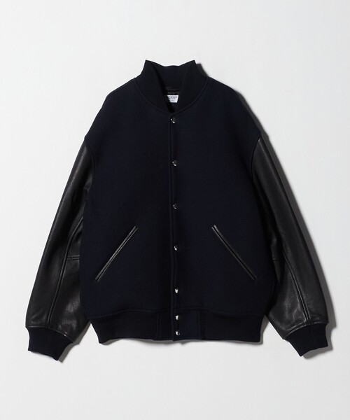 H BEAUTY&YOUTH ビューティアンドユース ハリントンジャケット日本製 セール】HI-LINE エレガント バーシティ ジャケット（その他アウター