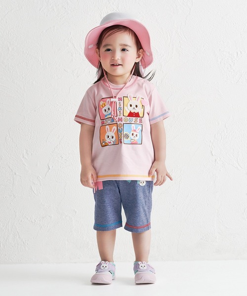 MIKI HOUSE(ミキハウス)の「ダブルラッセル セカンドベビーシューズ(スニーカー・キッズ・ピンク/マルチ・13cm/14.5cm/15cm/15.5cm/13.5cm/14cm)」の7枚目の写真