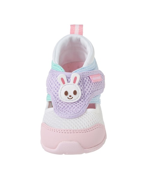 MIKI HOUSE(ミキハウス)の「ダブルラッセル セカンドベビーシューズ(スニーカー・キッズ・ピンク/マルチ・13cm/14.5cm/15cm/15.5cm/13.5cm/14cm)」の12枚目の写真