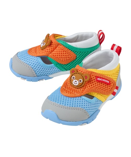 MIKI HOUSE(ミキハウス)の「ダブルラッセル セカンドベビーシューズ(スニーカー・キッズ・ピンク/マルチ・13cm/14.5cm/15cm/15.5cm/13.5cm/14cm)」の19枚目の写真