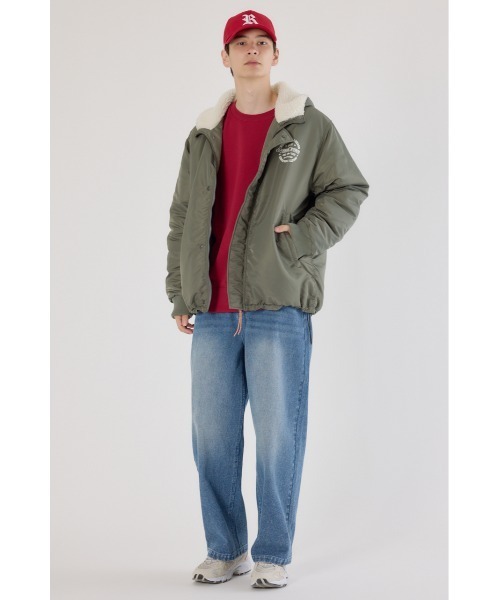 RODEO CROWNS WIDE BOWL（ロデオクラウンズワイドボウル）の「バックロゴフライトジャケット（その他アウター・メンズ・ブラック/カーキ・LARGE/MEDIUM）」の21枚目の写真