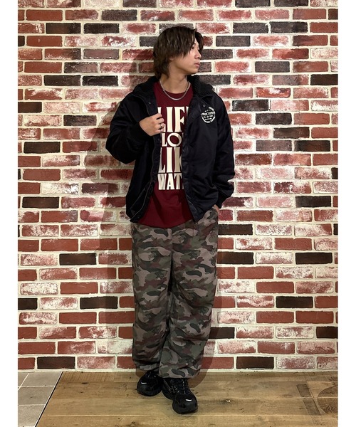 RODEO CROWNS WIDE BOWL（ロデオクラウンズワイドボウル）の「バックロゴフライトジャケット（その他アウター・メンズ・ブラック/カーキ・LARGE/MEDIUM）」の14枚目の写真