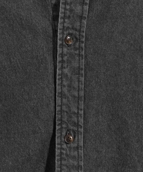 BAYFLOW（ベイフロー）の「【IVY(アイビー)×BAYFLOW】バンドカラーデニムシャツ（シャツ/ブラウス・メンズ・ブルー/ブラック・MEDIUM/LARGE）」の7枚目の写真