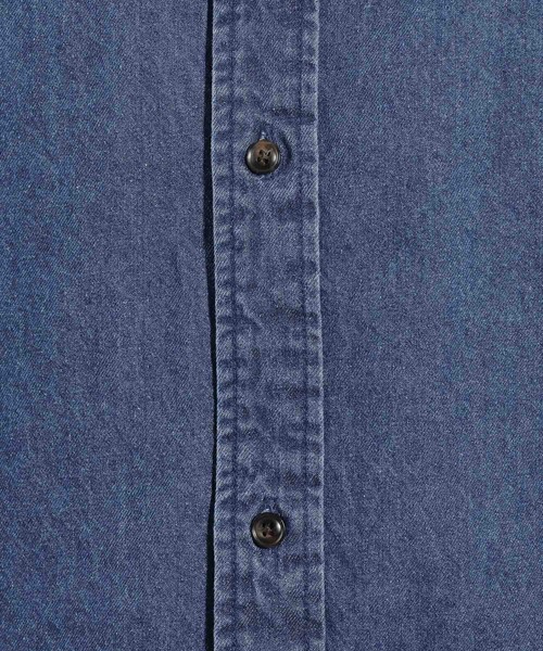 BAYFLOW（ベイフロー）の「【IVY(アイビー)×BAYFLOW】バンドカラーデニムシャツ（シャツ/ブラウス・メンズ・ブルー/ブラック・MEDIUM/LARGE）」の20枚目の写真