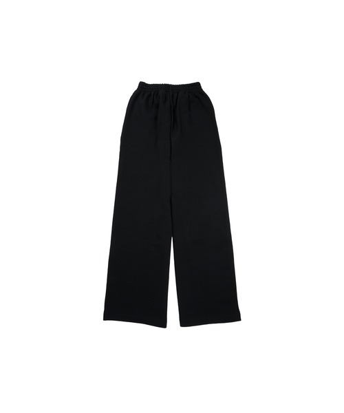 MSGM(エムエスジーエム)の「レーシングロゴ スーパーワイドトラックパンツ(スウェットパンツ・レディース・ブラック・XXS)」の2枚目の写真