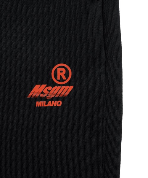 MSGM(エムエスジーエム)の「レーシングロゴ スーパーワイドトラックパンツ(スウェットパンツ・レディース・ブラック・XXS)」の4枚目の写真