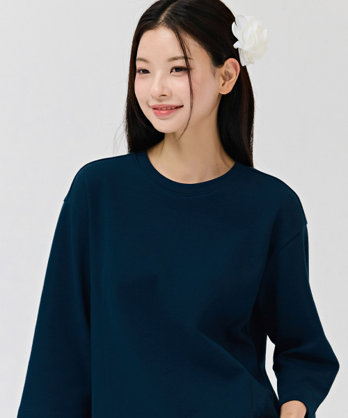 CHASECULT（チェイスカルト）の「レディース刺繍ポイント7部Tシャツ-DERG5161B0G（Tシャツ/カットソー・レディース・ブルー・90/85）」の2枚目の写真