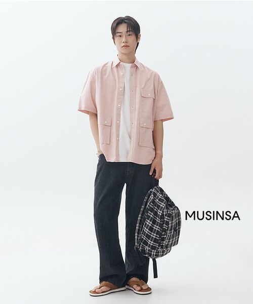 FRIZMWORKS(フリズムワークス)の「WASHED TRIPLE POCKET HALF SHIRT _ INDIAN PINK(シャツ/ブラウス・メンズ・その他・MEDIUM/LARGE/X-LARGE/SMALL)」の7枚目の写真