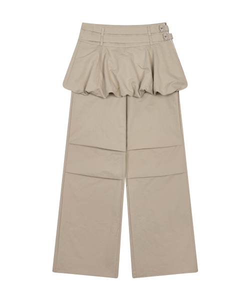 LUVISTRUE(ラヴイズトゥルー)の「GT LAYERED BELT PANTS(BEIGE)(その他パンツ・レディース・その他・SMALL/MEDIUM)」の2枚目の写真