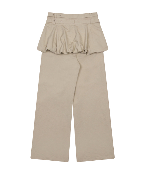 LUVISTRUE(ラヴイズトゥルー)の「GT LAYERED BELT PANTS(BEIGE)(その他パンツ・レディース・その他・SMALL/MEDIUM)」の3枚目の写真