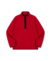 MOAA（モア）の「Half-Button Fleece Pullover (RED)（その他アウター）」